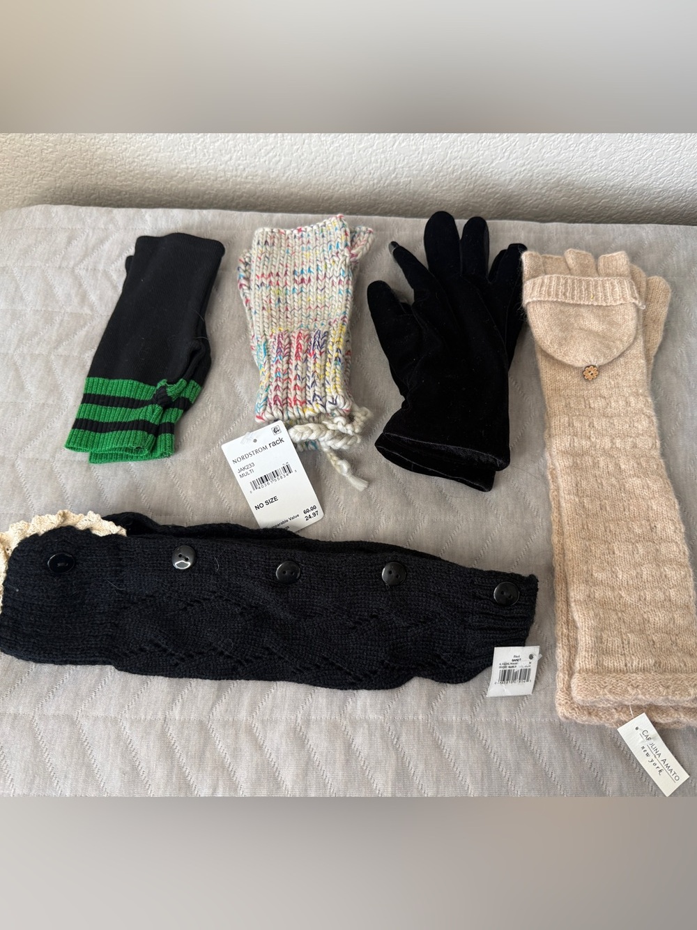 Gloves, Mittens & Boot Cuffs Bundle Women’s Kenneth Cole, Ganz, & More